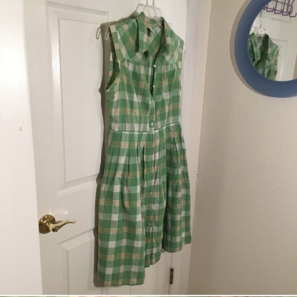 Vintage plaid country shirt dress - Picture 4 of 4